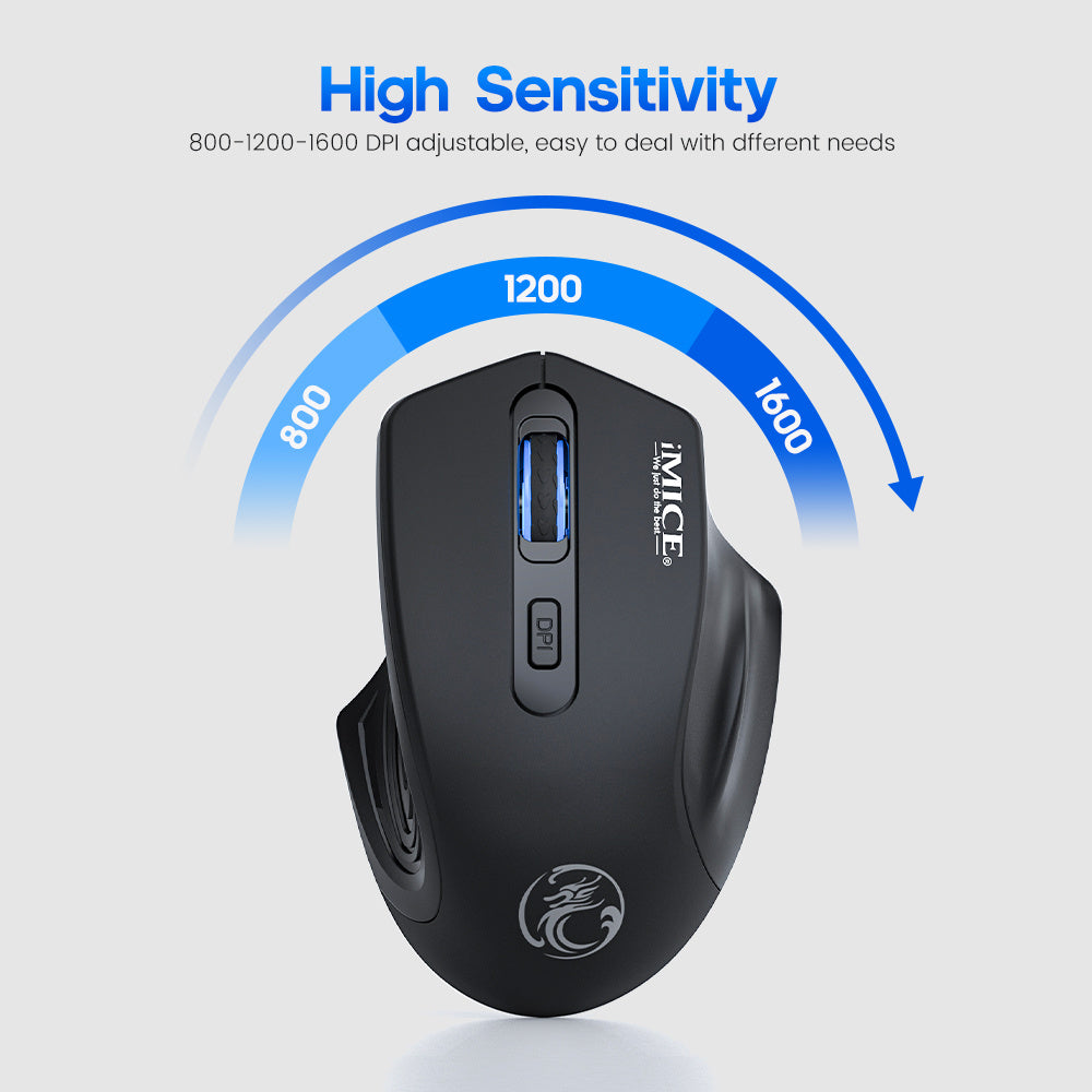 Silent Bluetooth 2.4G Wireless Mouse Charging