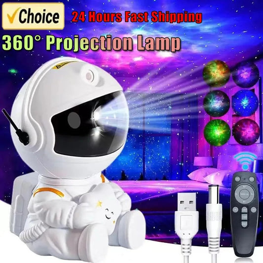Galaxy Star Astronaut Projector LED Night Light Starry Sky Porjectors